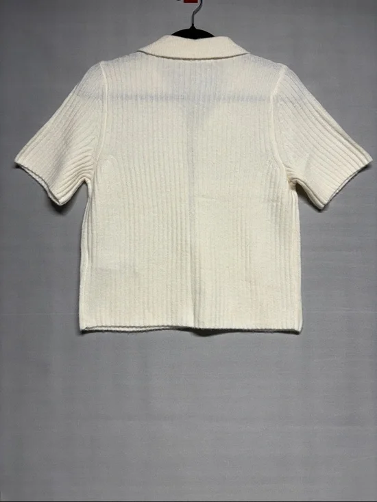 ✨ Abercrombie & Fitch Short Sleeve Knit Cardigan – Size S - Picture 4 of 12